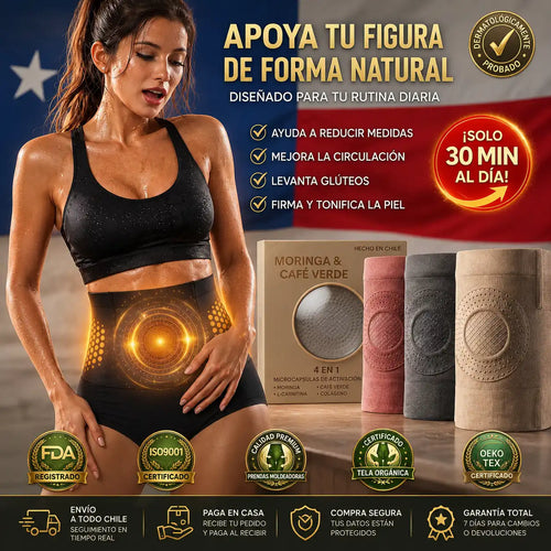 LUXMORA™ | Short Moldeador Termoactivo Quema Grasas 4 en 1