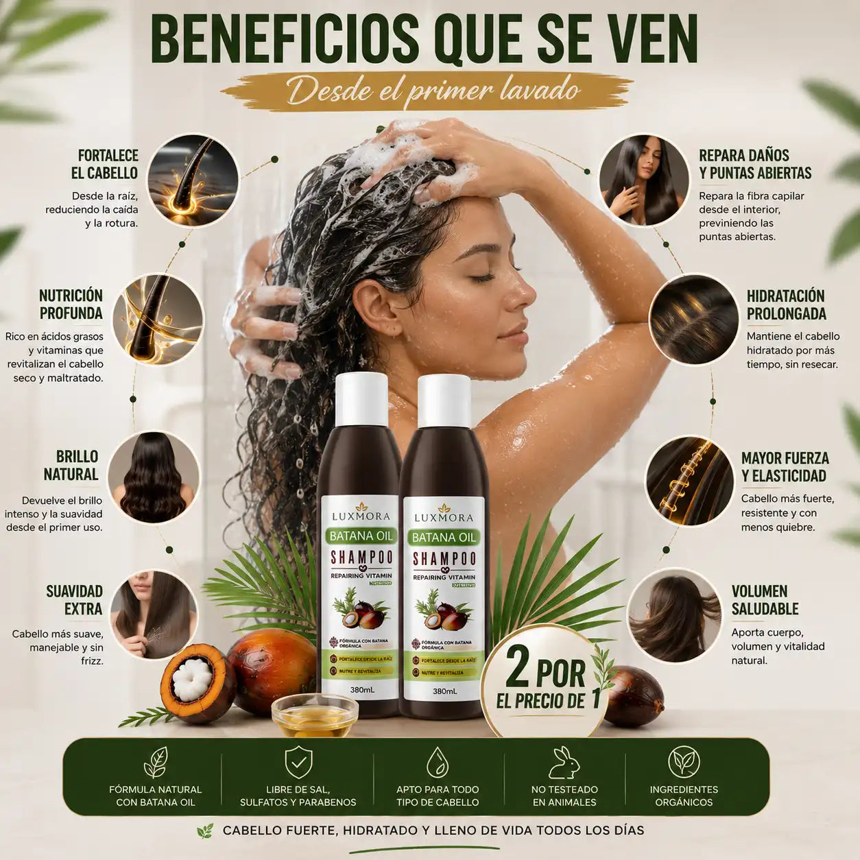 Luxmora Batana Hair Care™ 2X1 SOLO HOY