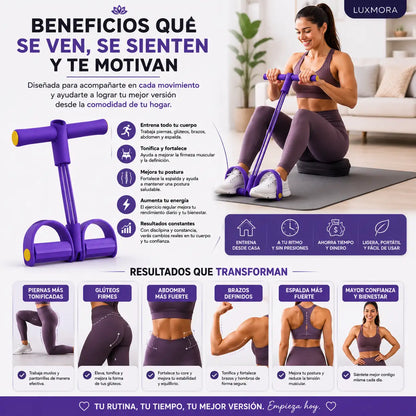 LuxMora™ Fitness Pro 2X1 La forma más práctica de entrenar desde casa sin complicaciones